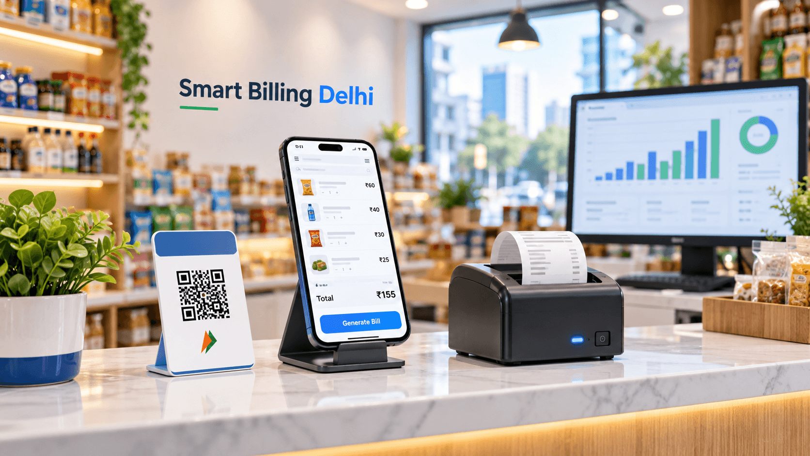 Best Billing Software for Small Businesses in Delhi NCR: UPI, Udhaar, GST & Reports Guide 2026